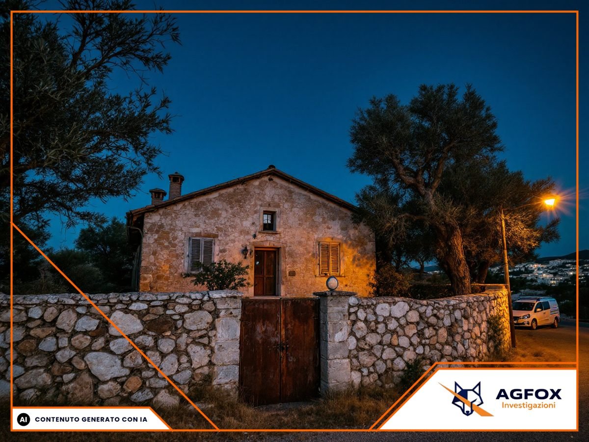 Antica casa padronale nelle campagne del Tavoliere di Foggia con finestre chiuse, cielo nuvoloso, nessuna persona